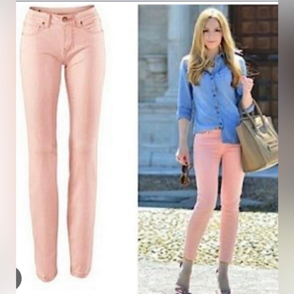 CAbi Women's Size 14 Nectar Pink Curvy Skinny Jeans, Style #230, EUC